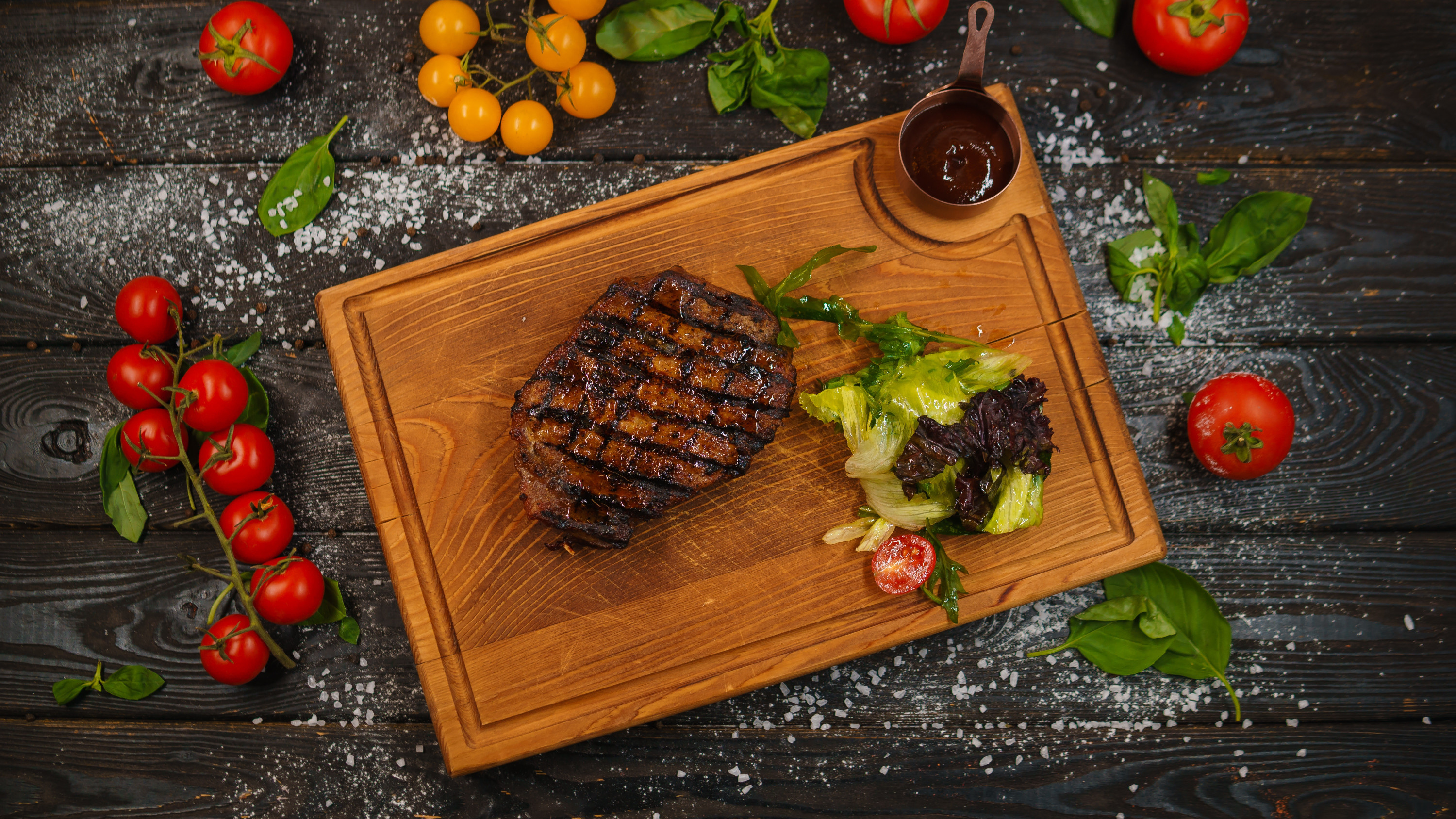 Стейк рибай без кости