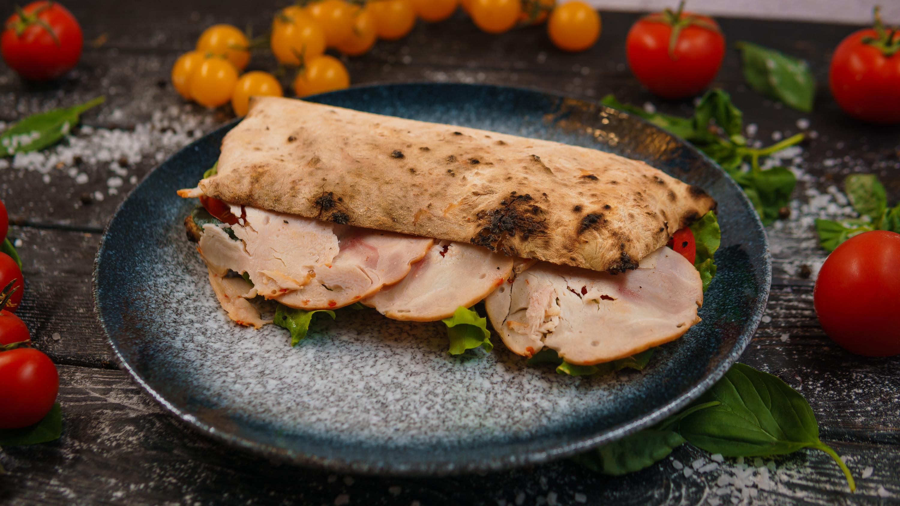 Панини с куринной ветчиной