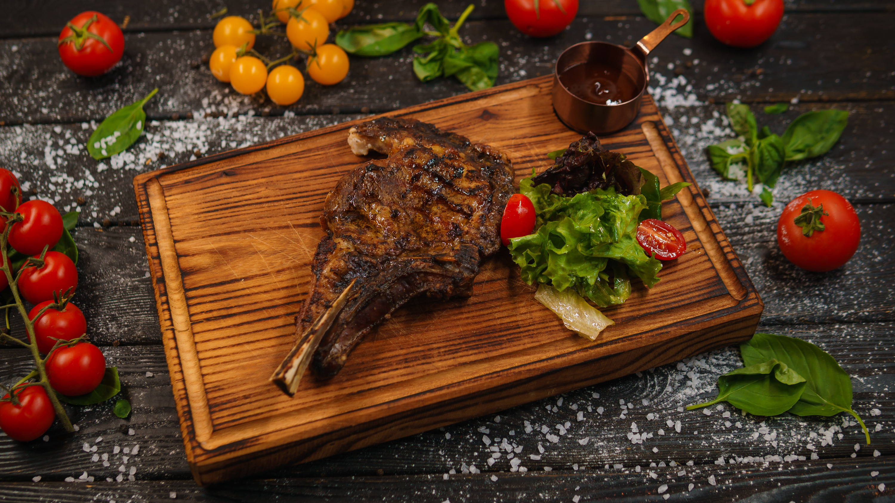 Стейк рибай на кости